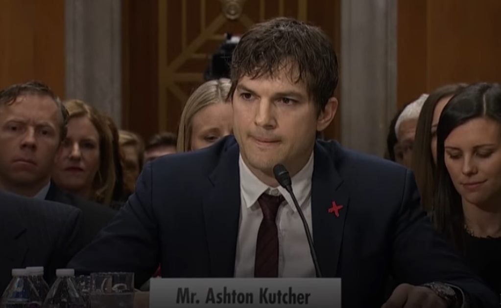 Ashton Kutcher, contra la explotación sexual infantil
