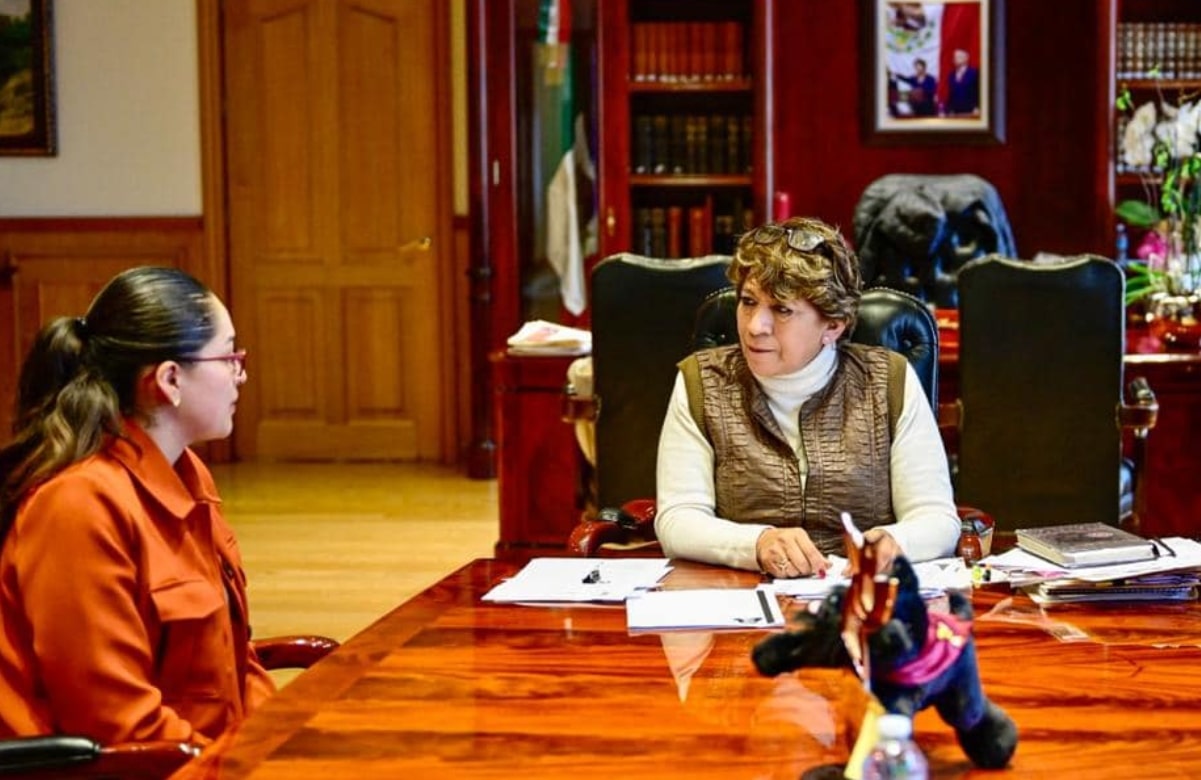 Delfina Gómez se reuné con Ingrid Dávalos, quien denunció al alcalde de Santiago Tianguistenco por violación