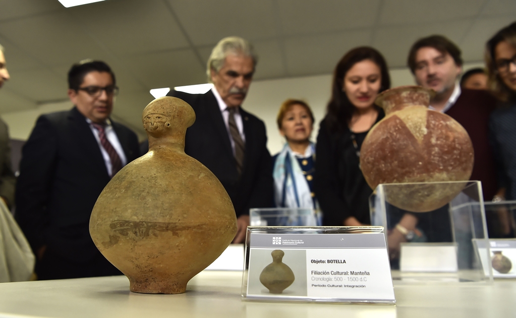 Ecuador muestra piezas prehispánicas recuperadas en Alemania