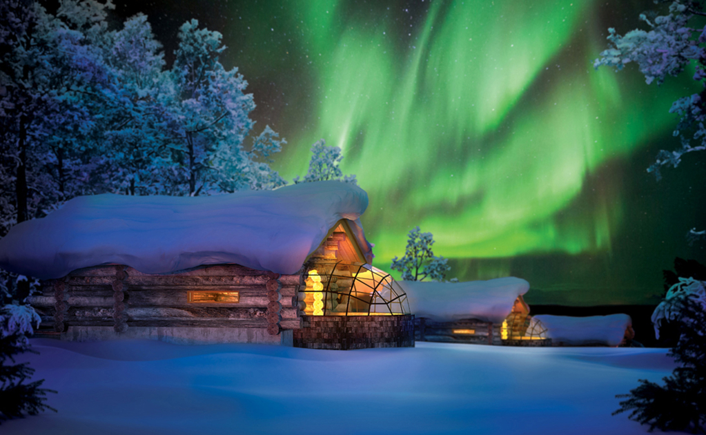 7 hoteles transparentes para admirar auroras boreales