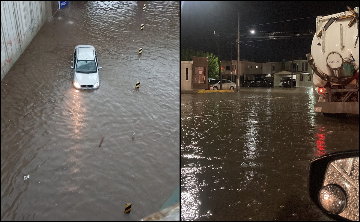 Fuertes lluvias dejan inundaciones en municipios de Chihuahua; activan plan DN-III