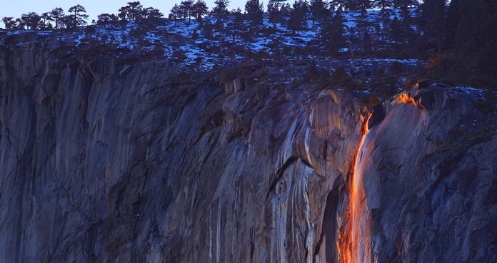 Regresa la espectacular Cascada de Fuego al Parque Yosemite 