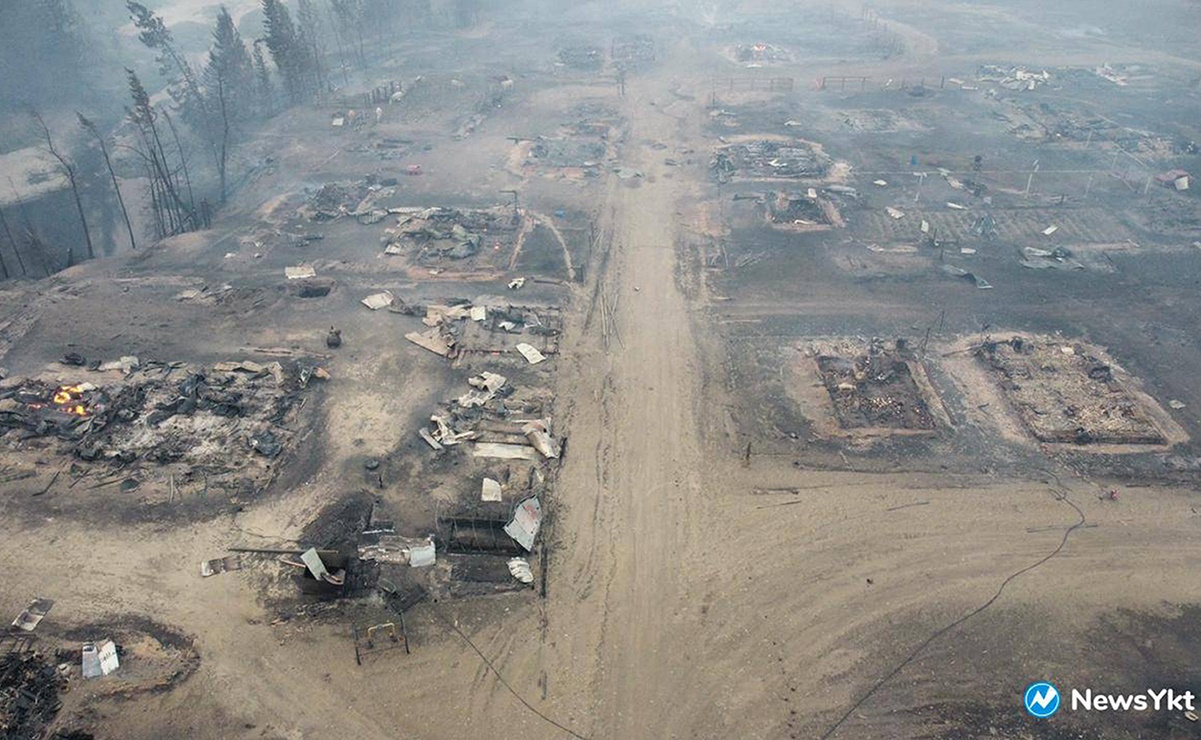 Humo de incendios forestales en Siberia llega al Polo Norte