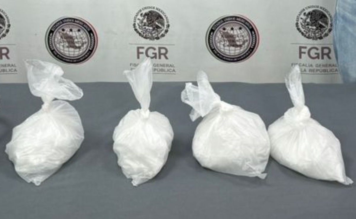 FGR decomisa 2 kilos de metanfetamina y detiene a dos en Los Ramones, Nuevo León