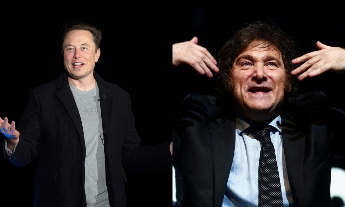 "So hot": La imagen sensual que publicó Elon Musk sobre el discurso de Javier Milei en Davos