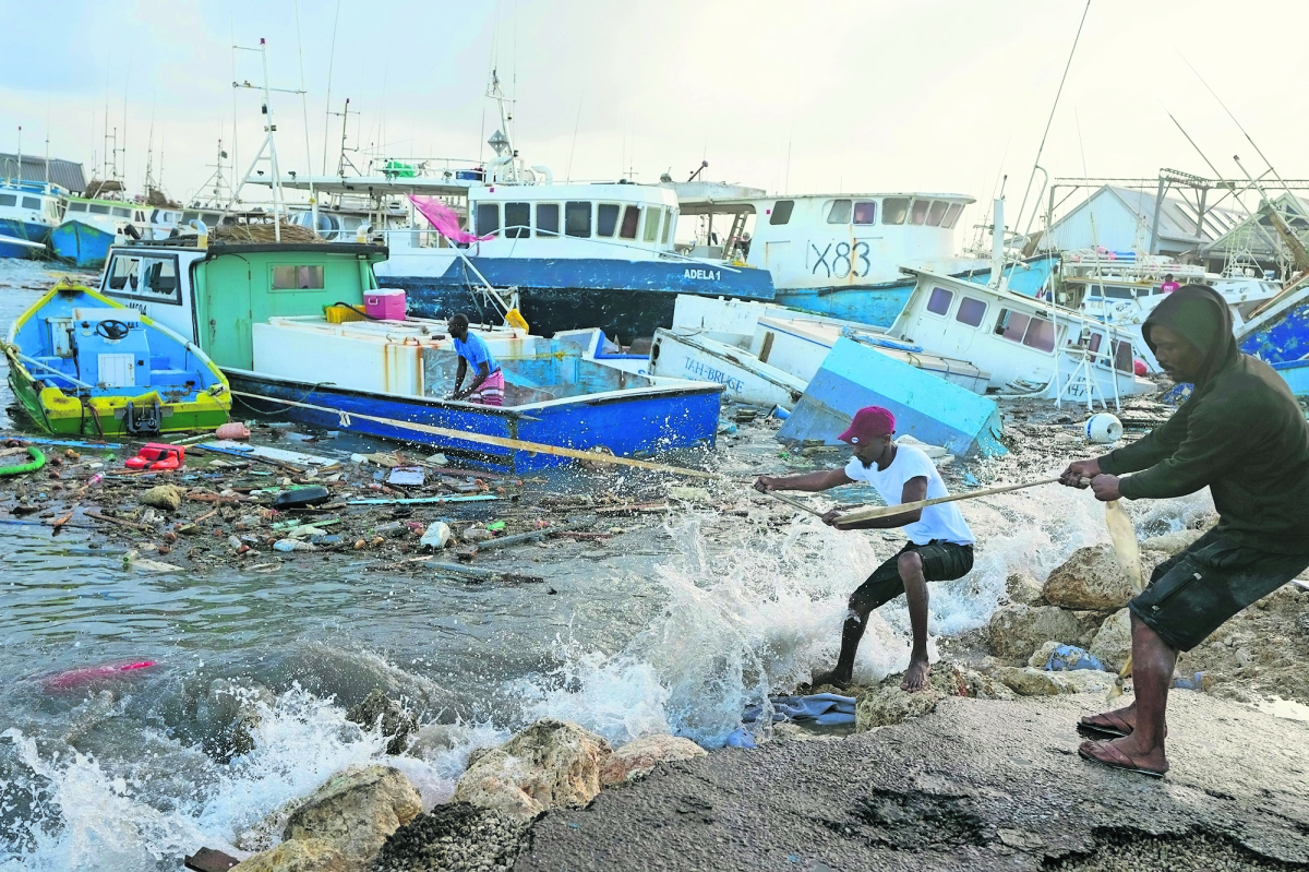 Beryl deja 7 muertos y destrucción generalizada en el Caribe