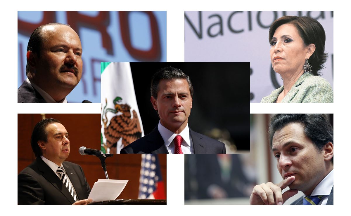 Prófugos, detenidos e investigados, los personajes cercanos a Peña Nieto acusados de diversos delitos