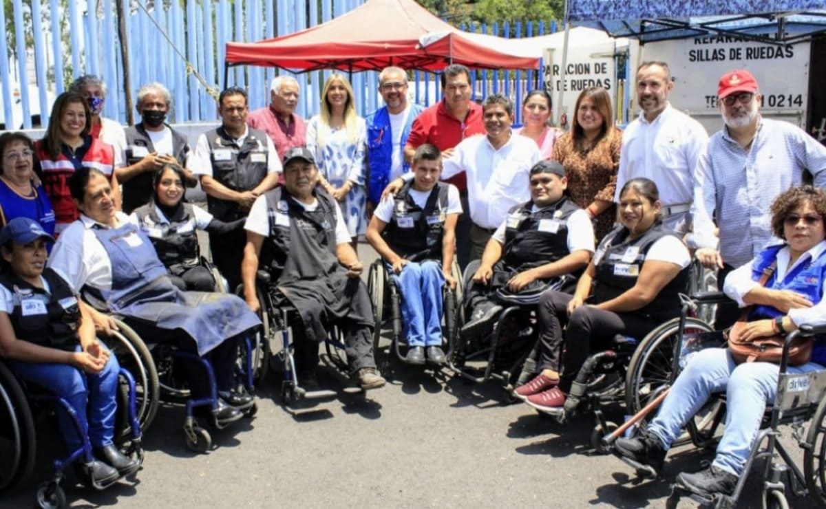 Coyoacán rehabilita sillas de ruedas gratis durante jornada "Enchúlame la silla”