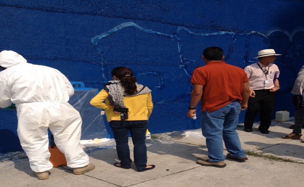 INBA evalúa daños en Torres de Satélite por grafitis