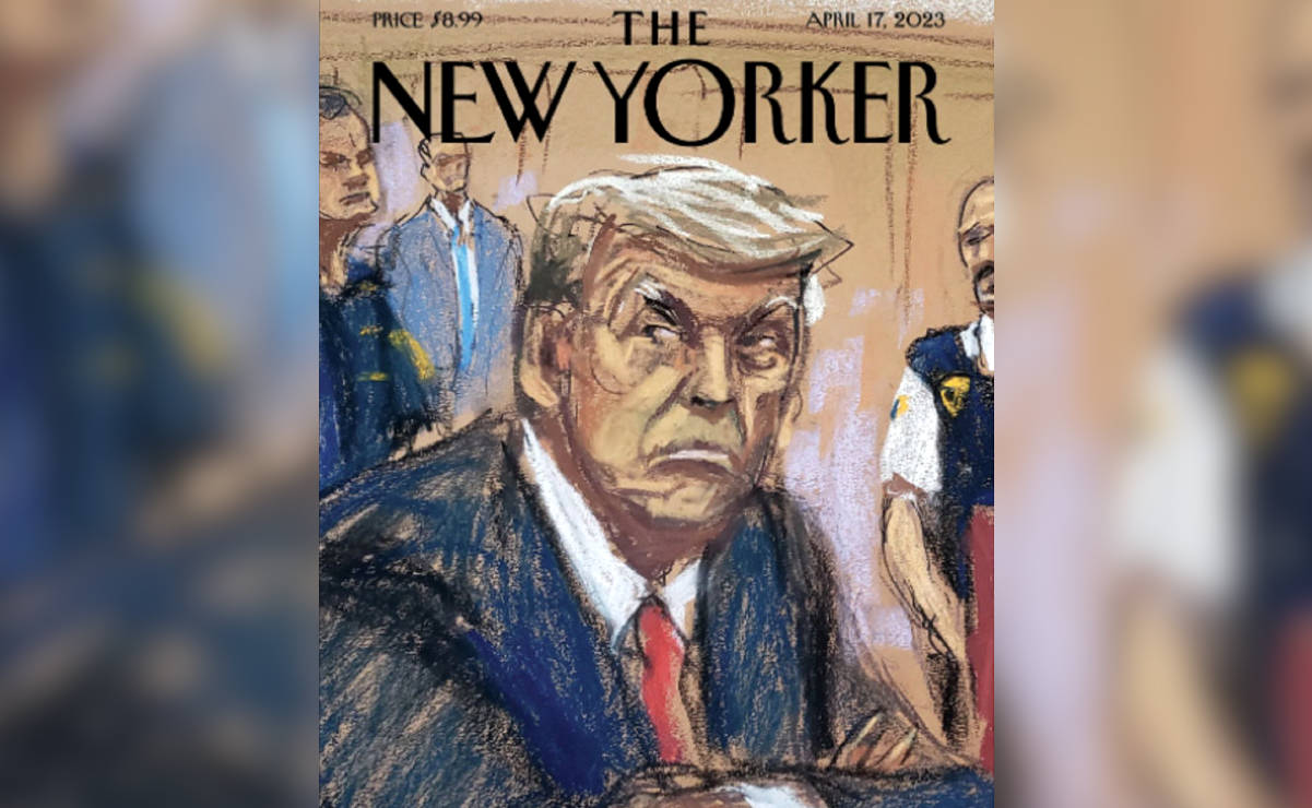 Ni El Chapo, ni García Luna: el fúrico rostro de Donald Trump, en la revista The New Yorker