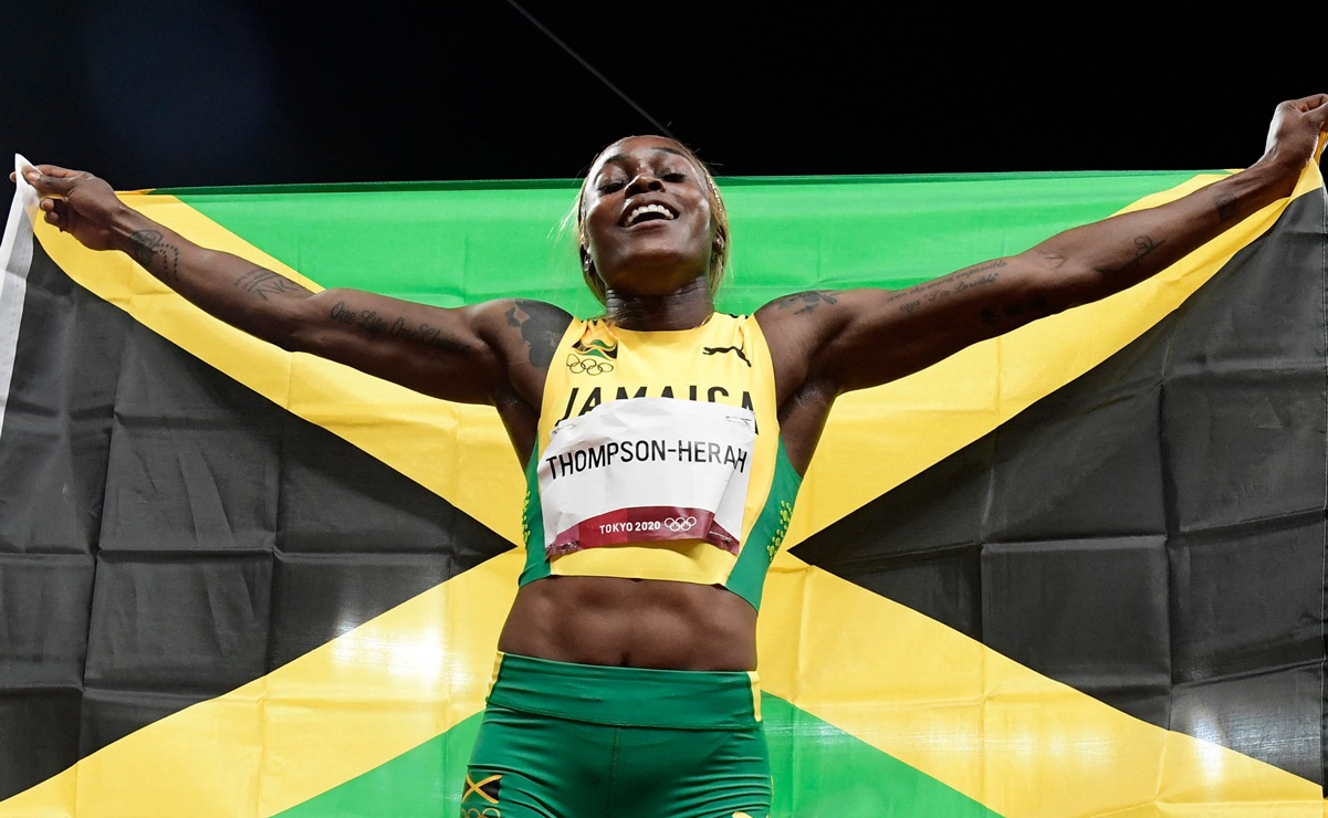 Elaine Thompson revalida oro olímpico en 100 metros; logra segundo mejor tiempo de la historia