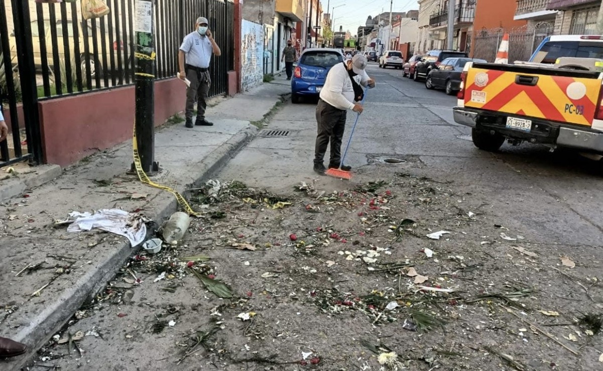 Explosión de pirotecnia en cortejo fúnebre deja dos heridos en Guanajuato