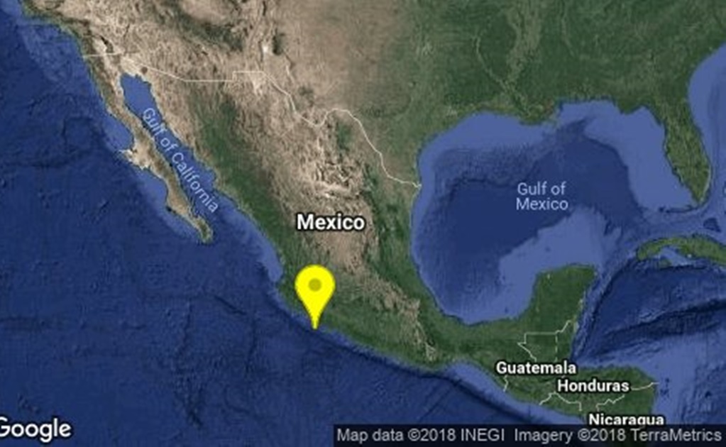 Reportan sismo de 4.1 grados en Coalcoman, Michoacán