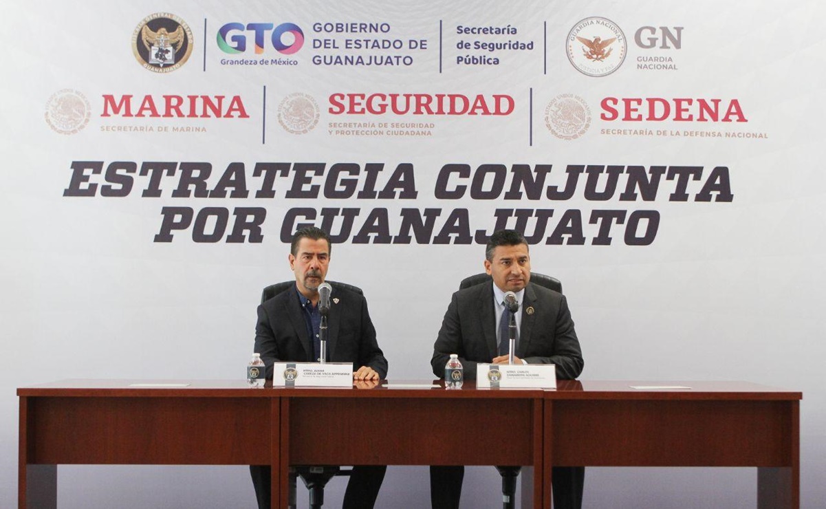 Detienen a 24 presuntos integrantes de dos cárteles criminales en Guanajuato