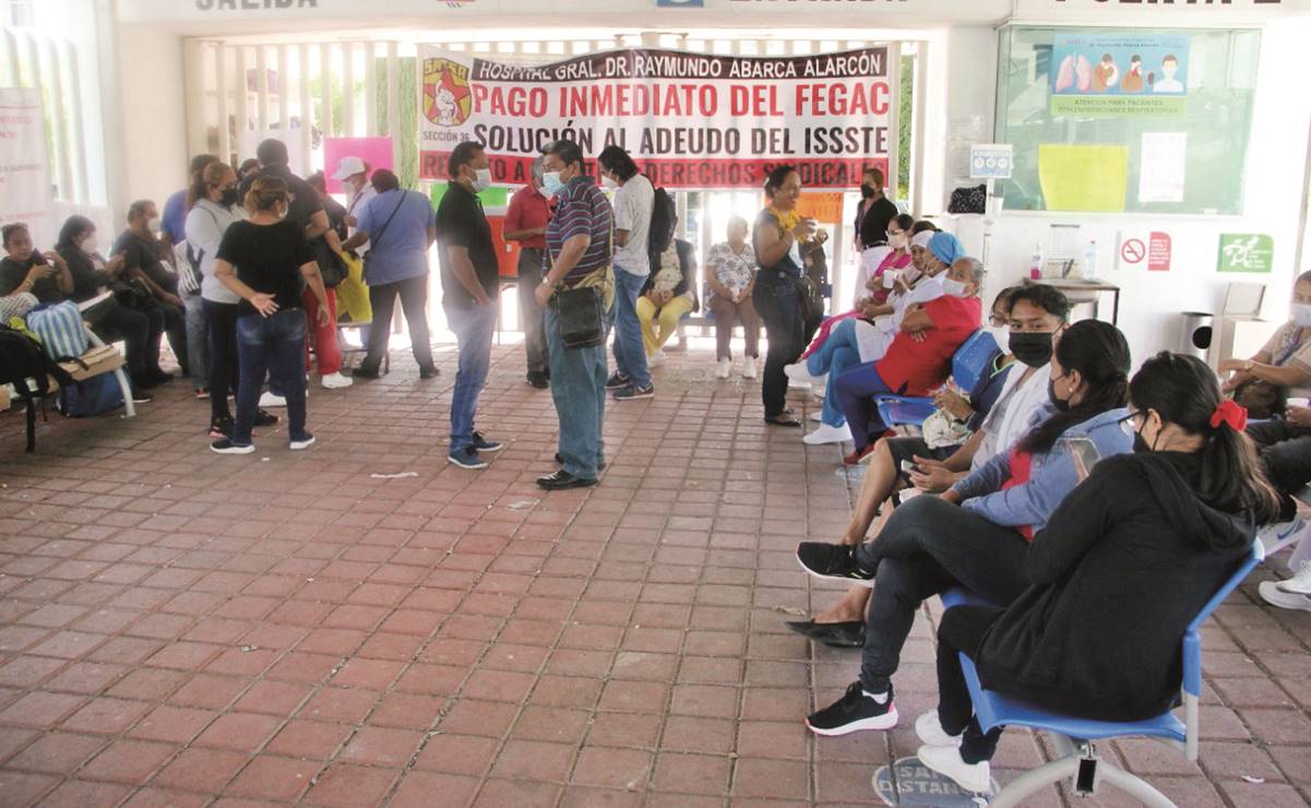 Trabajadores de Salud se van a paro por adeudo en Guerrero