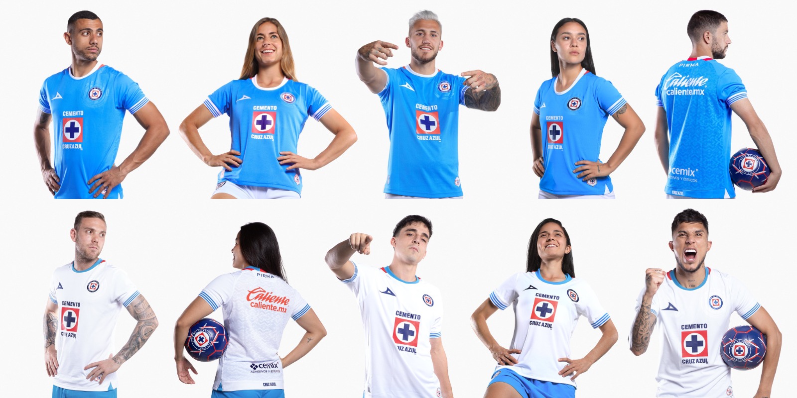 Cruz Azul y Pirma presentan los nuevos uniformes del Apertura 2024