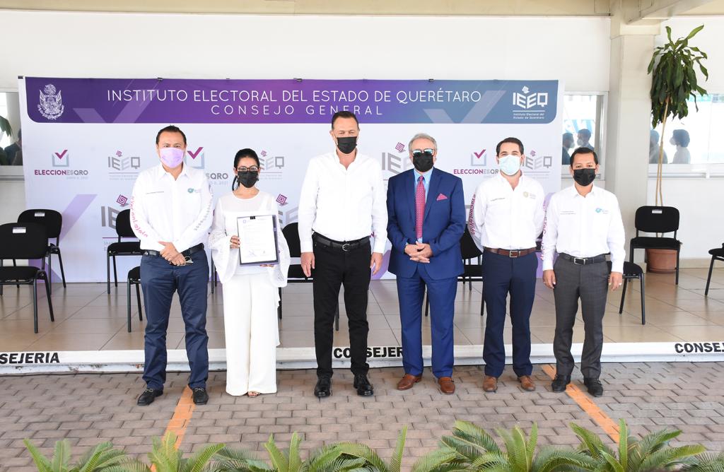 Querétaro independiente registra a Mauricio Kuri como su candidato a gobernador 