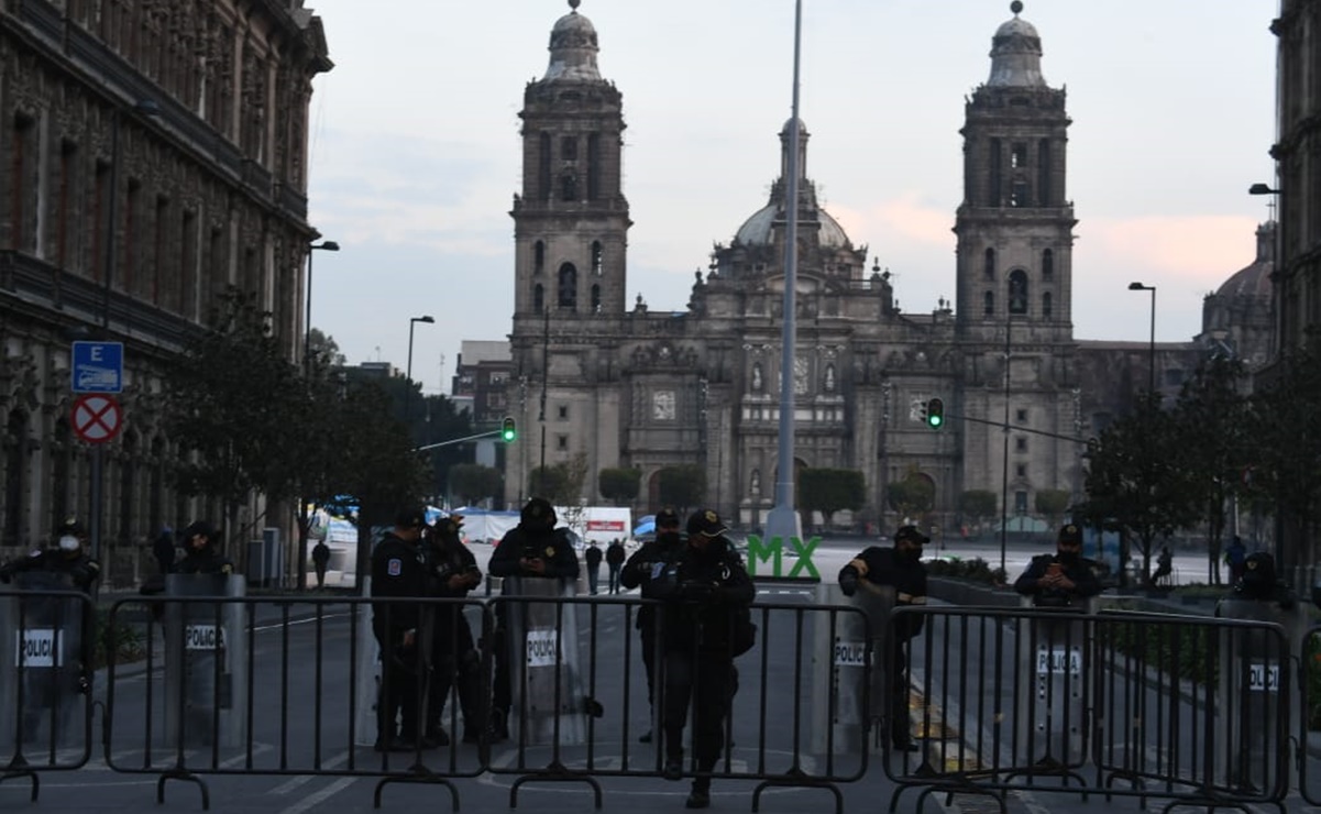 Gobierno de CDMX retirará cercos para ingresar al Zócalo