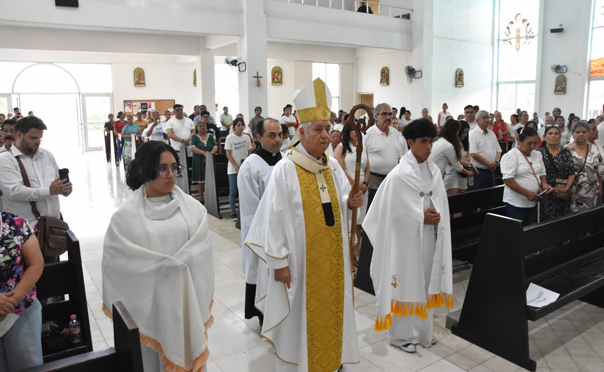 Celebran misa en memoria de las víctimas fatales en tragedia durante mitin de MC en San Pedro, NL