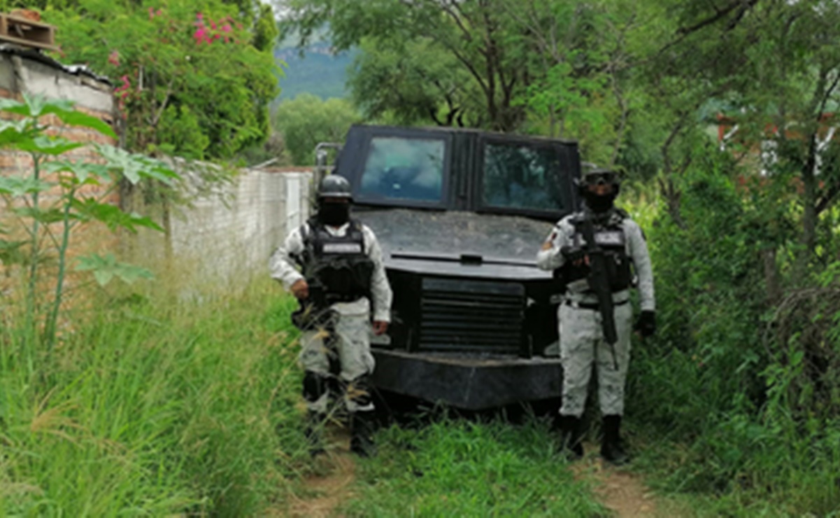 Guardia Nacional asegura vehículo con blindaje artesanal en Jerez, Zacatecas