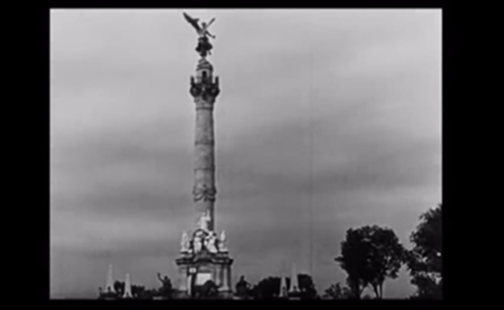 Hubo video de la inauguración del Ángel de la Independencia... 