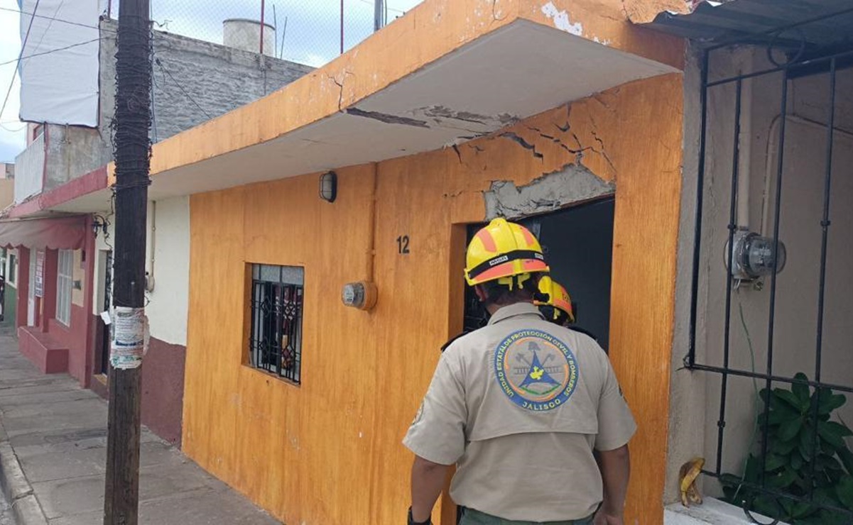 Dos sismos causan daños estructurales en casas en Zapotlán El Grande, Jalisco