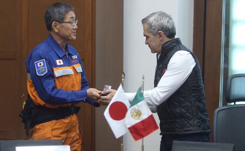 Mancera reconoce apoyo de rescatistas japoneses tras sismo
