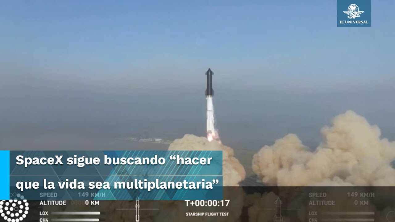 Así explotó el cohete Starship de SpaceX