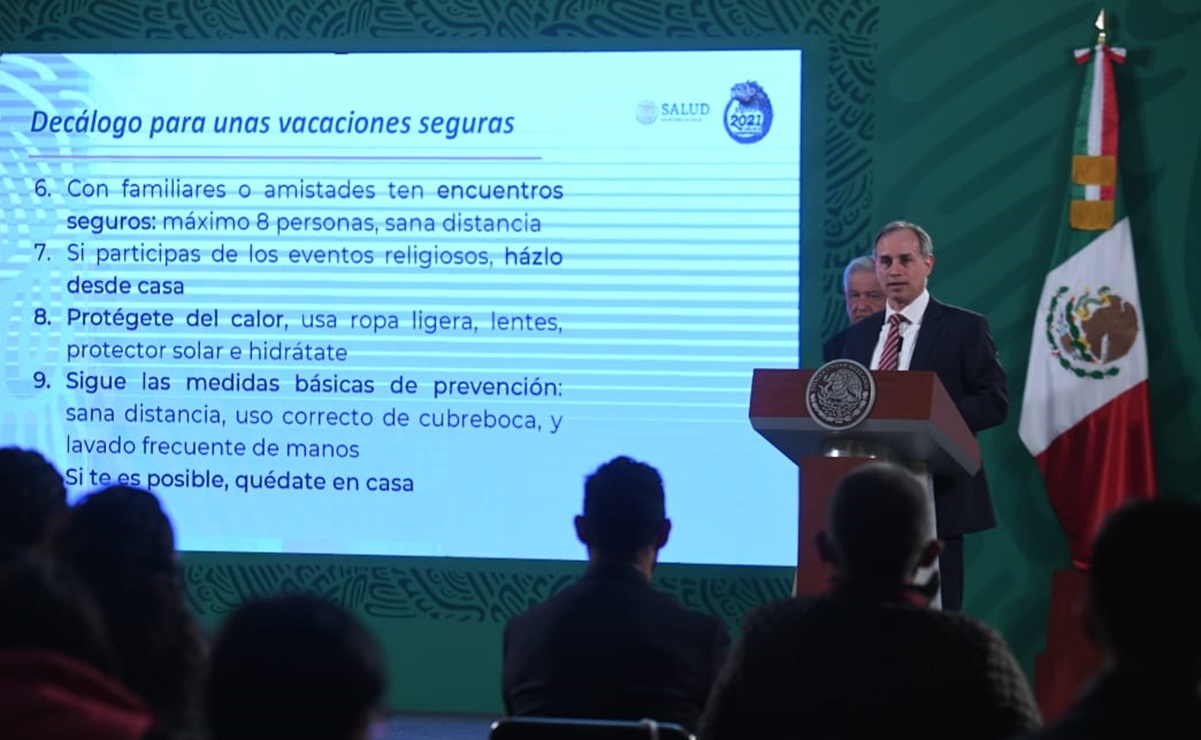 Abre debate en redes el decálogo para vacaciones seguras en Semana Santa presentado por López-Gatell