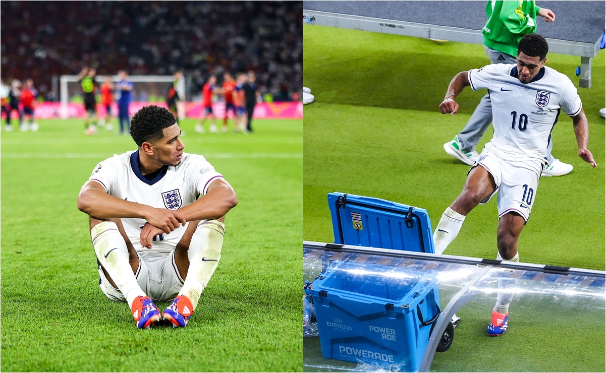 VIDEO: El berrinche de Jude Bellingham tras perder la Eurocopa frente a España