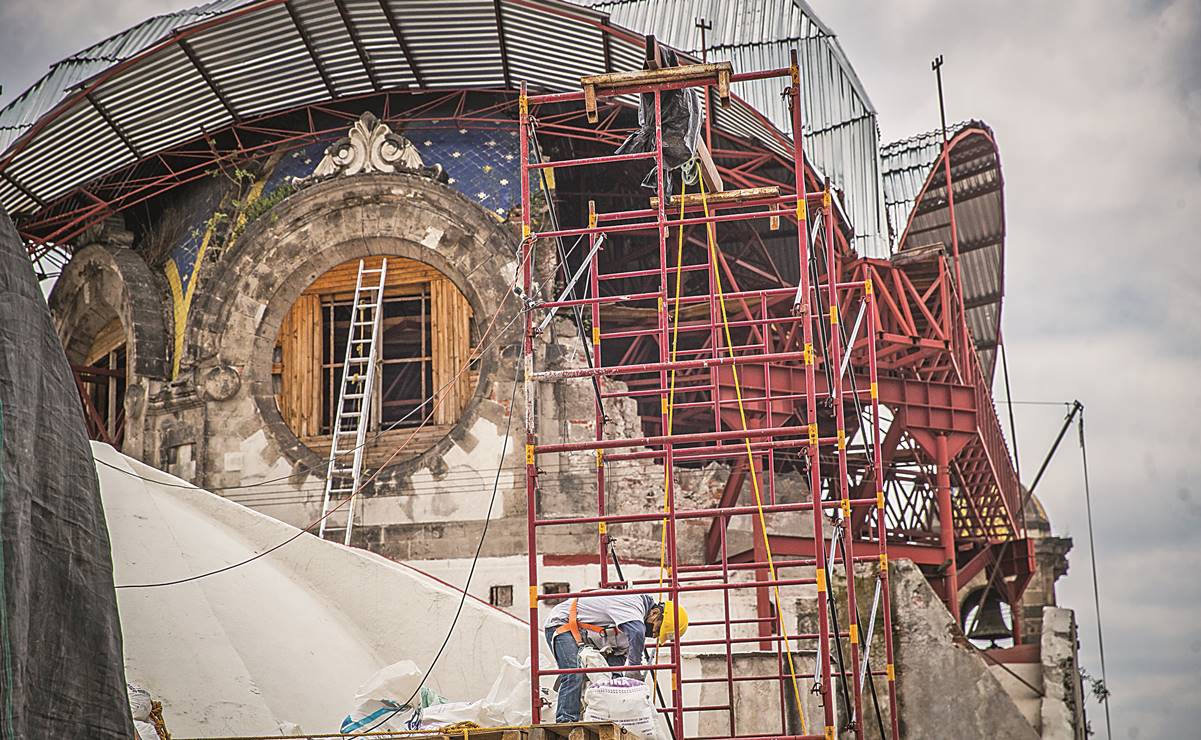 Reto de años, restaurar iglesia dañada en la CDMX