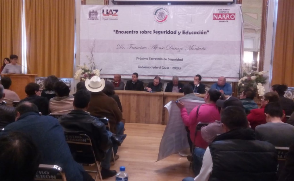 En Zacatecas, piden a Durazo despenalizar la marihuana y amapola