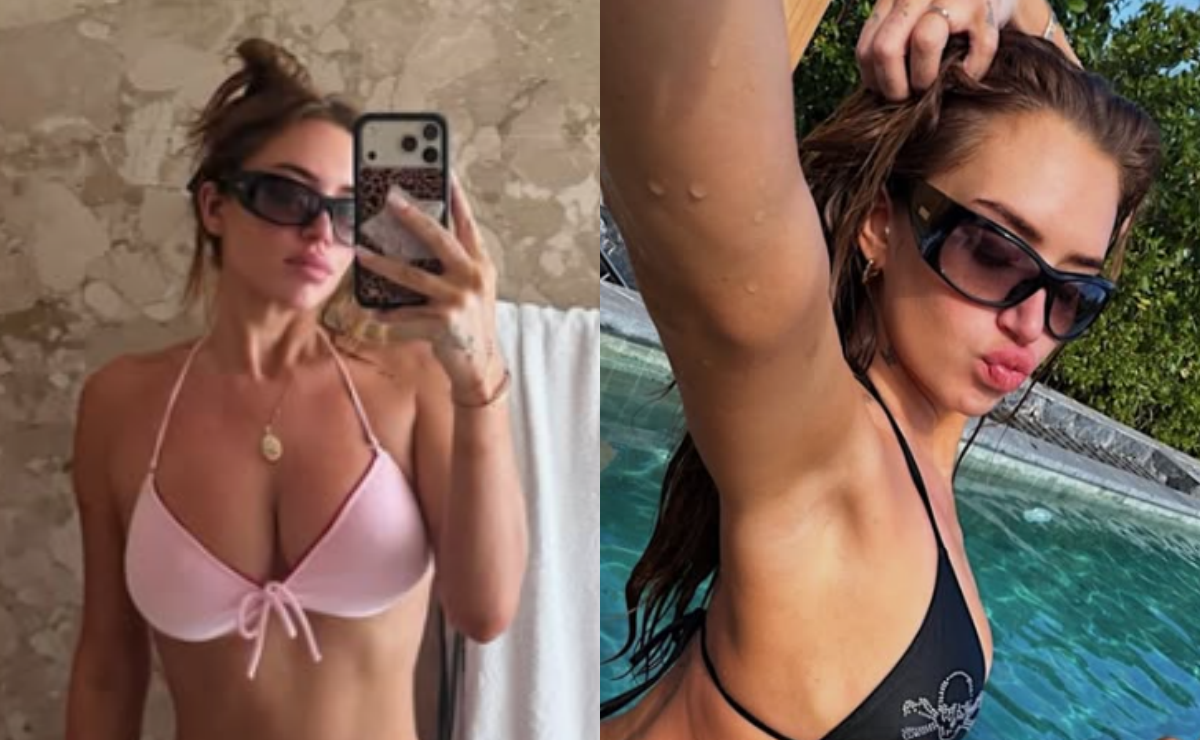 Anastasia Karanikolau y el ‘irresistible’ vestido rojo con el que presumió sus curvas en Milán. Foto: Instagram / @staskaranikolaou