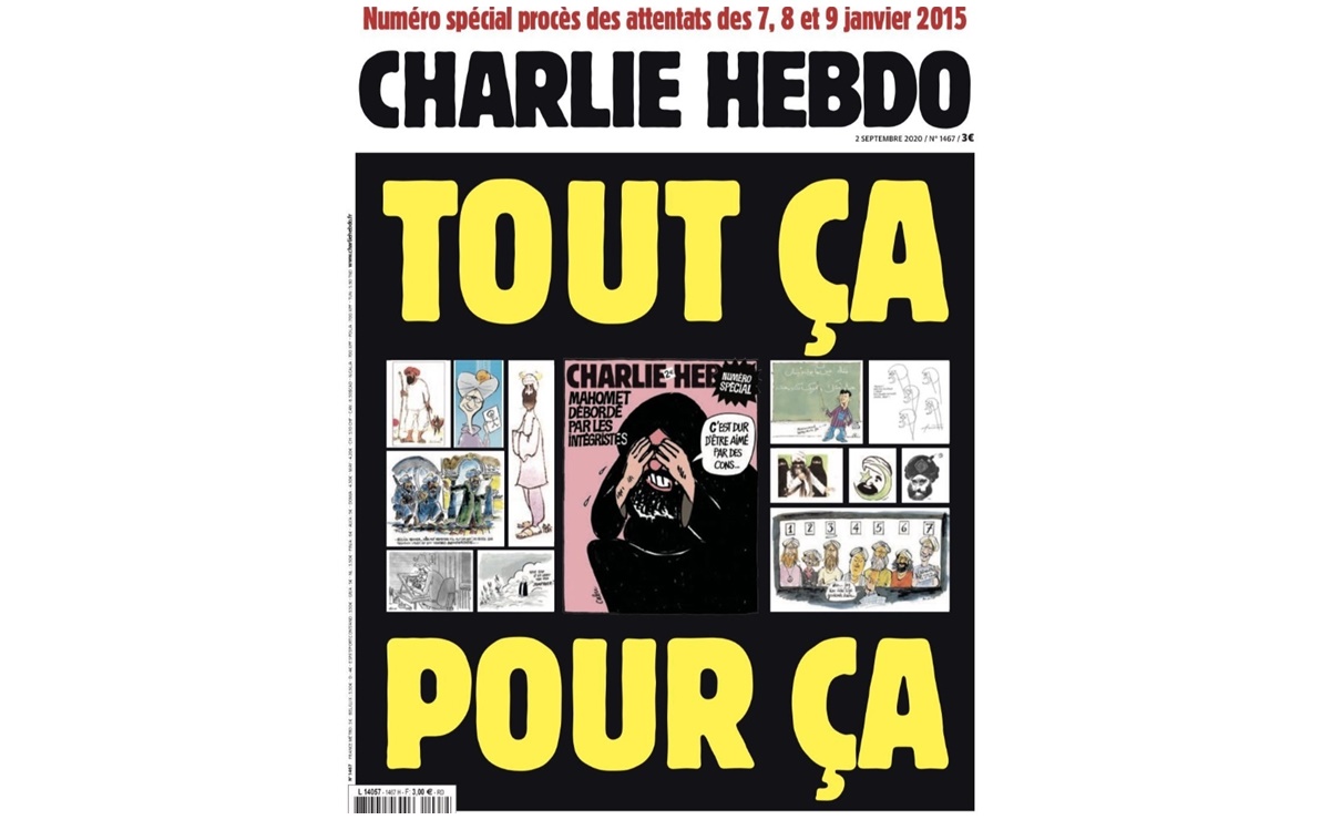 Grupo yihadista amenaza nuevamente a Charlie Hebdo por caricaturas de Mahoma