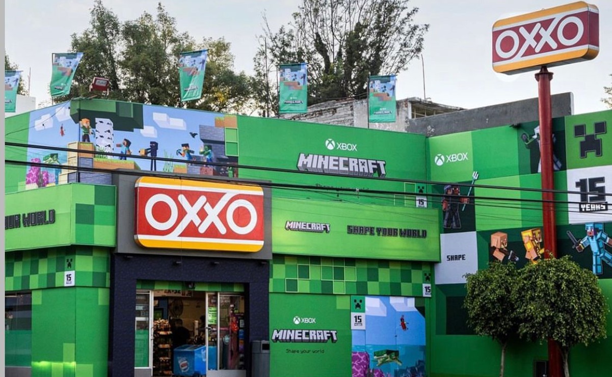 Oxxo con temática de Minecraft desata furor en redes sociales: ¿dónde se encuentra?