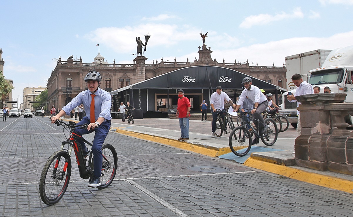 Samuel García presenta al Congreso de Nuevo León veto a “Ley Anti-bici”