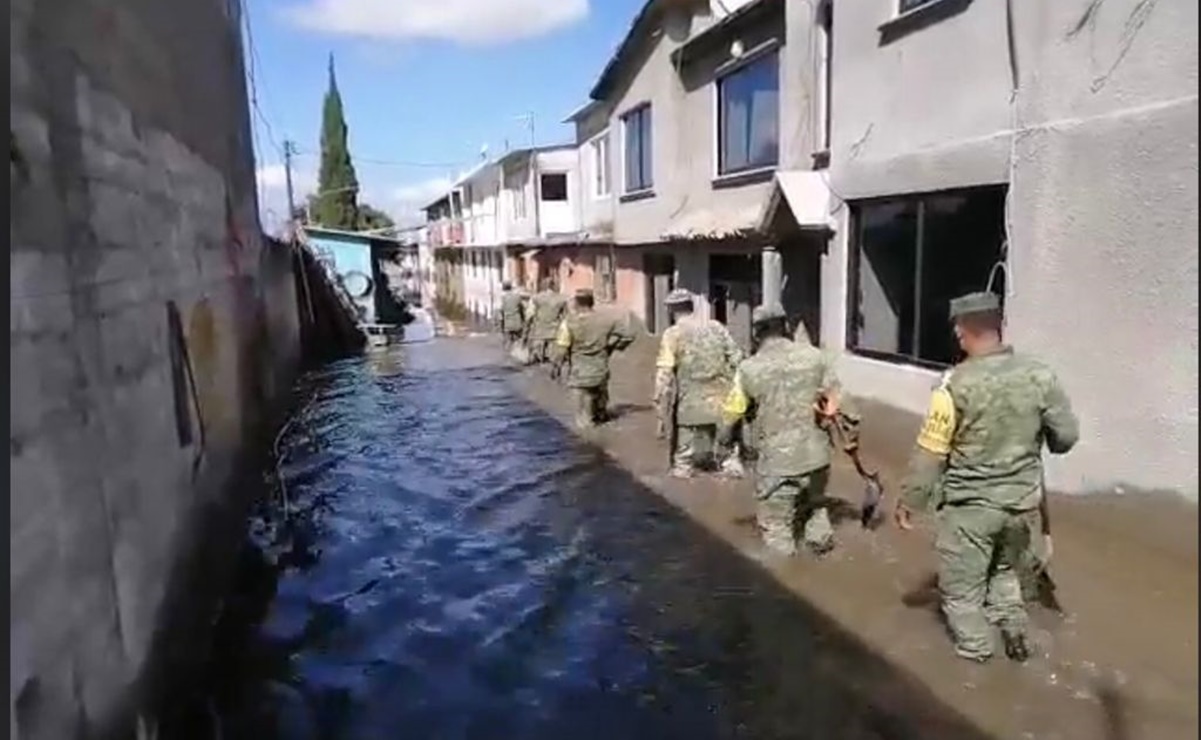 Comienza limpieza en municipios afectados por las inundaciones en Hidalgo