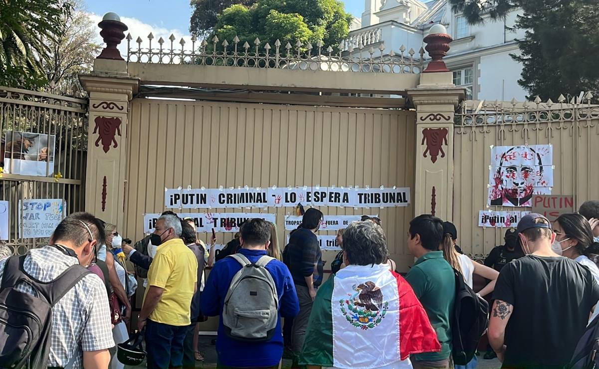 Ucranianos en México piden no comprar productos rusos