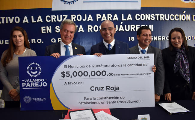 Cruz Roja tendrá nueva base en Santa Rosa Jáuregui