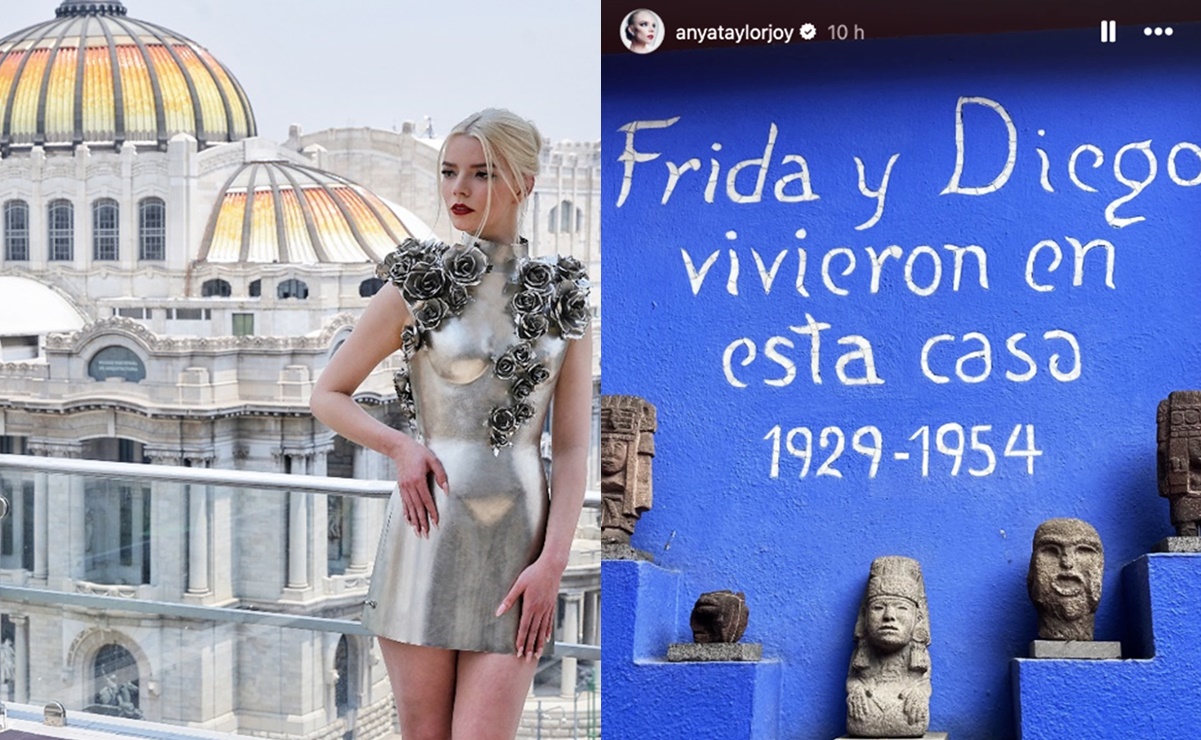 Anya Taylor-Joy, otra de las famosas que visita la Casa Azul de Frida Kahlo