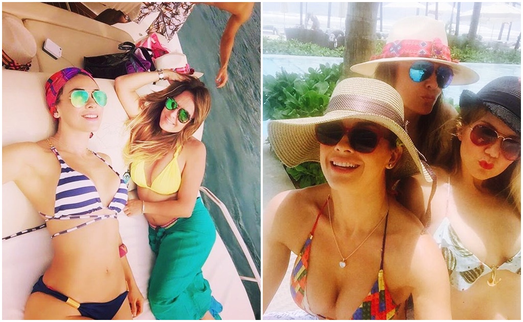 Aracely Arámbula presume cuerpo en bikini 