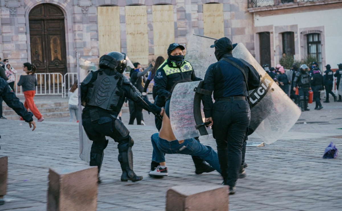 Presenta PT queja ante CNDH por agresión de policías de Zacatecas contra mujeres en el 8M