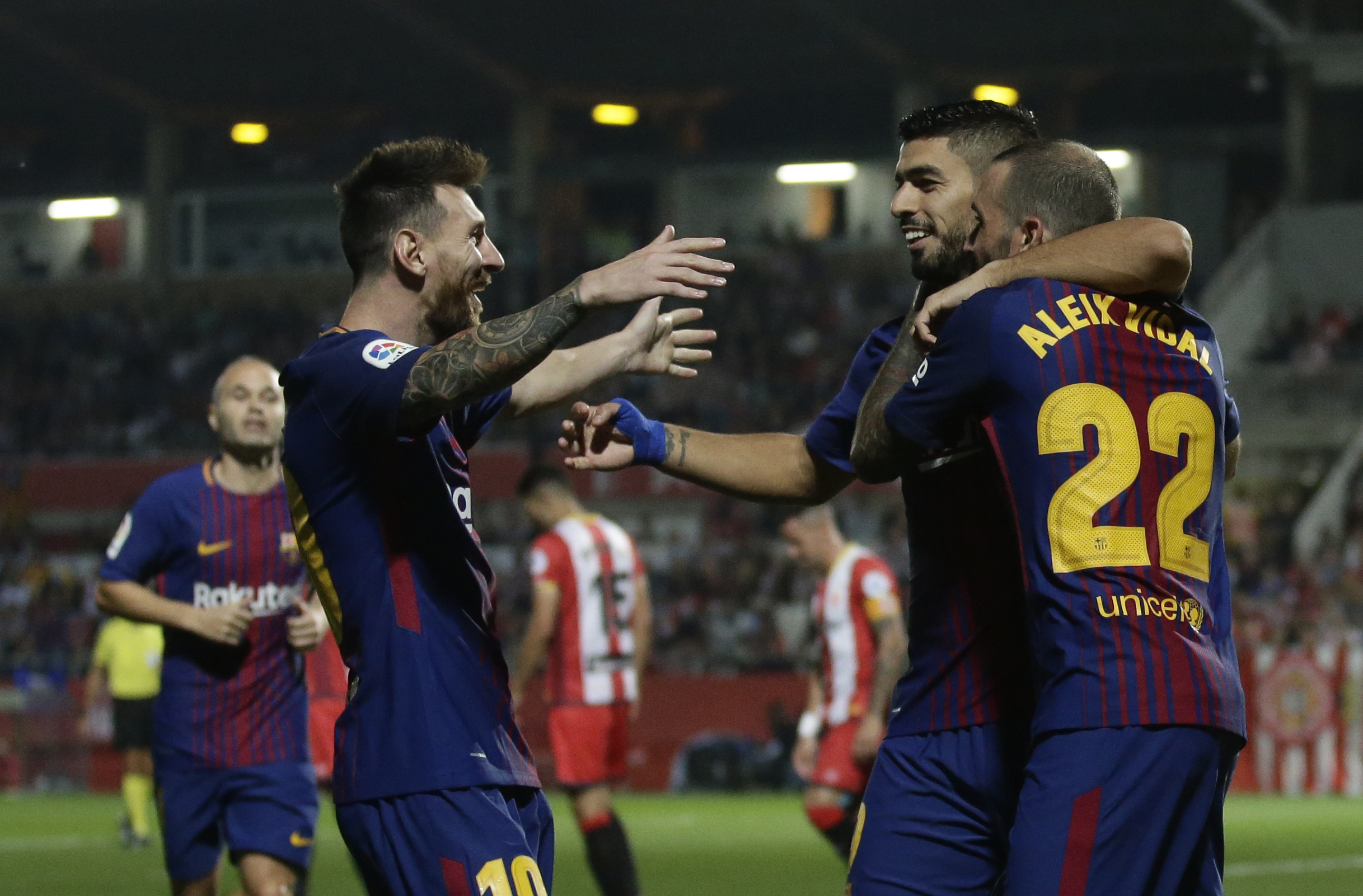 Barcelona goleó al Girona 