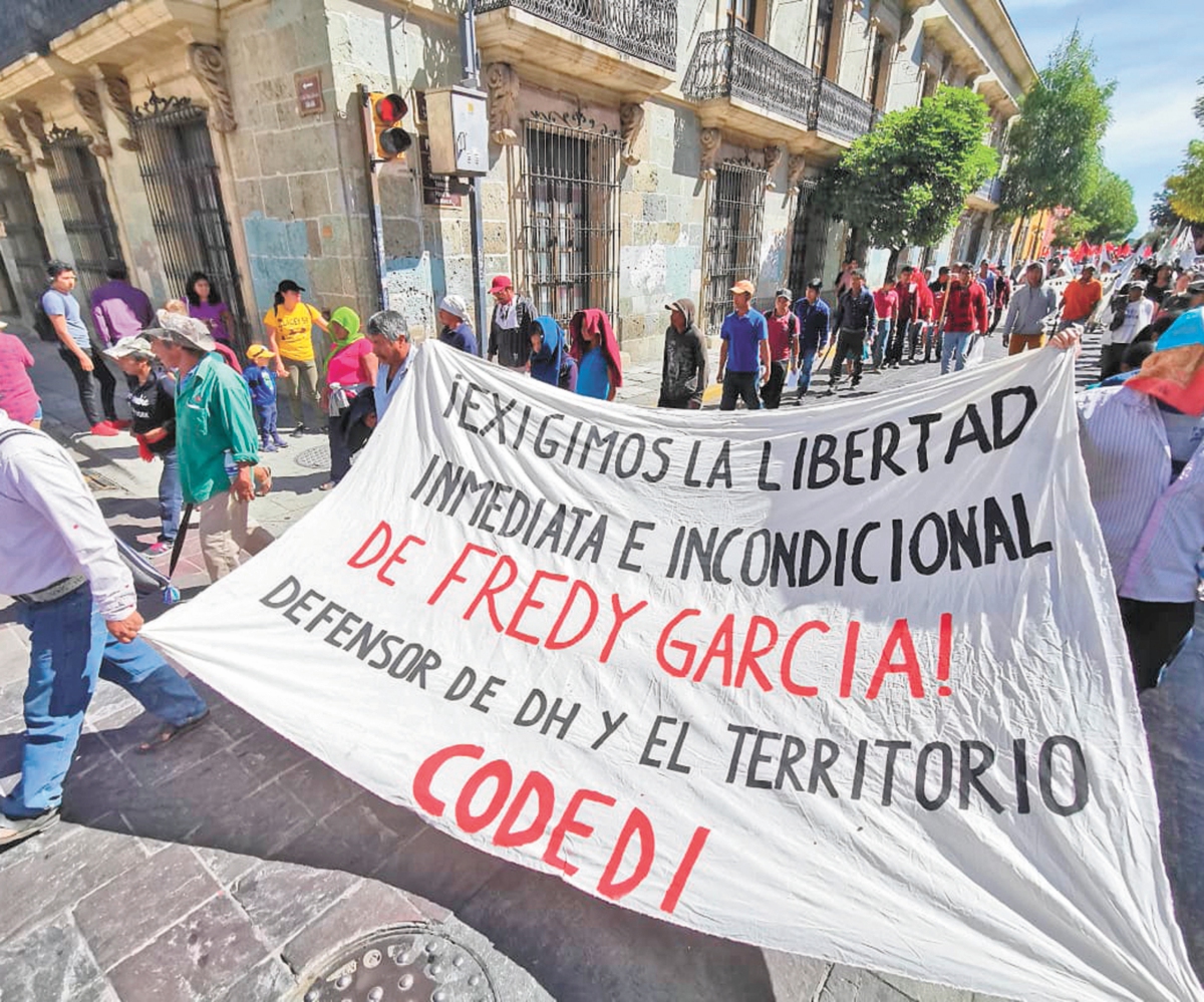 Organismos exigen liberar a dirigente indígena