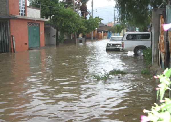 Abandonan casas por inundaciones