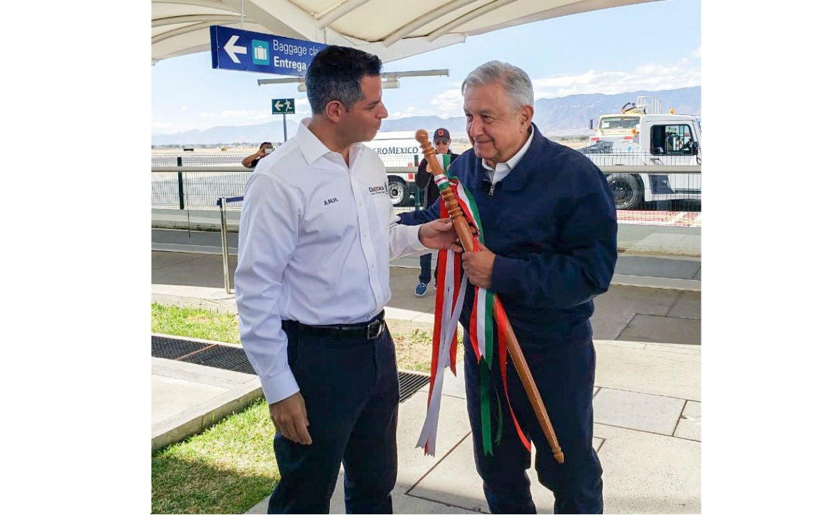 Murat recibe a AMLO en Oaxaca; inaugurarán caminos en la mixteca