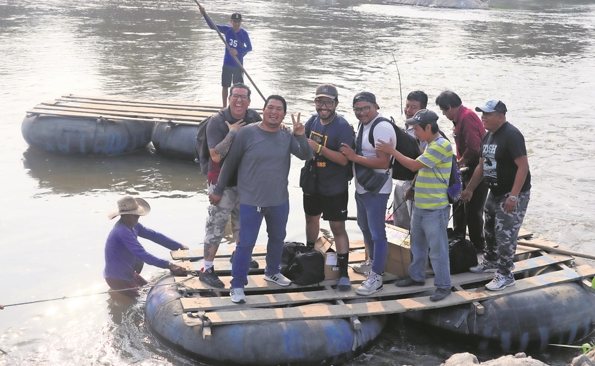 En la frontera sur dan paso libre a decenas