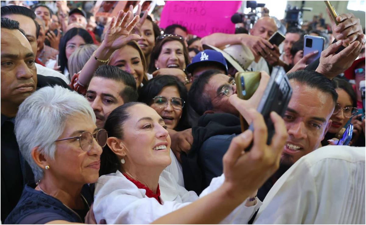 "Sin nosotras no hay democracia": Claudia Sheinbaum visita León, Guanajuato