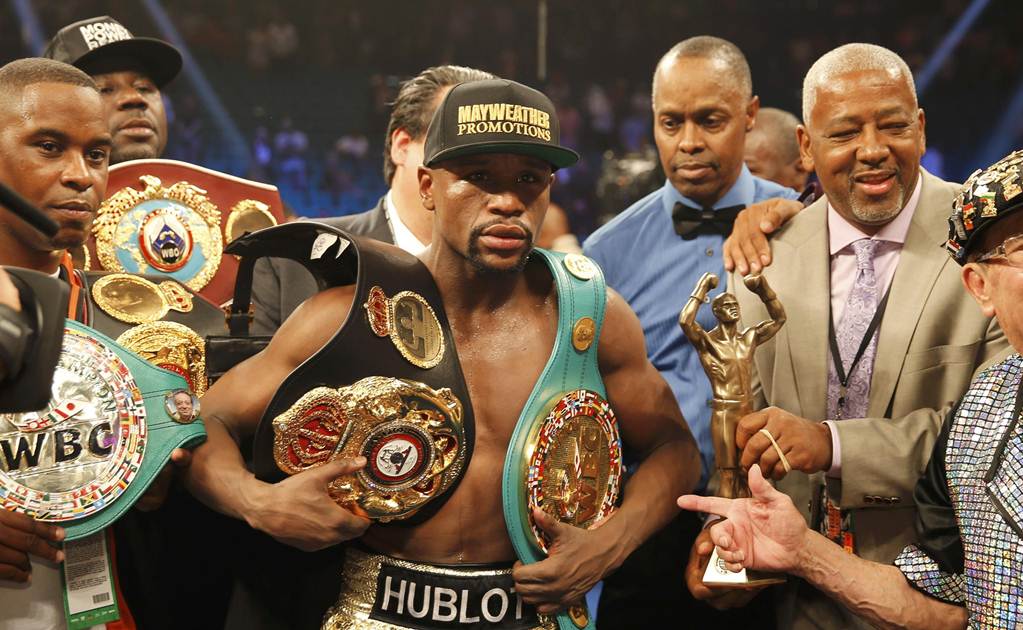 Quitan a Mayweather título mundial welter