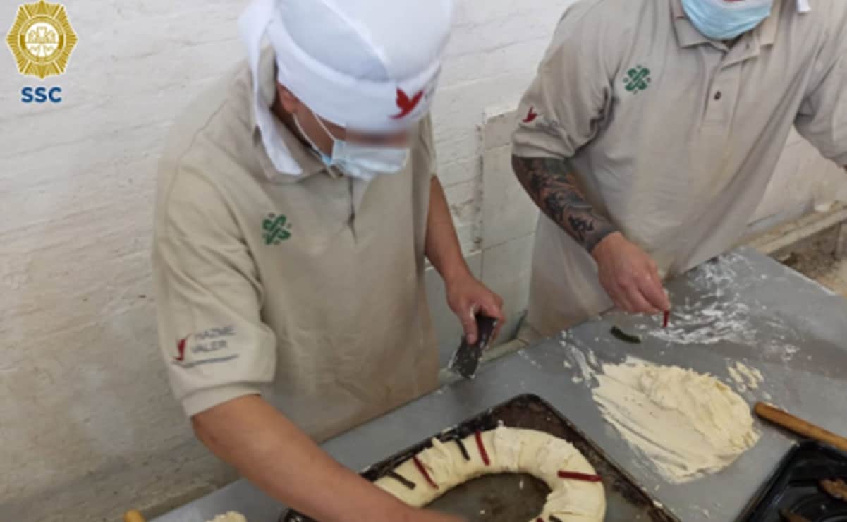 Presos del reclusorio norte elaboran Rosca de Reyes para comedores populares en CDMX